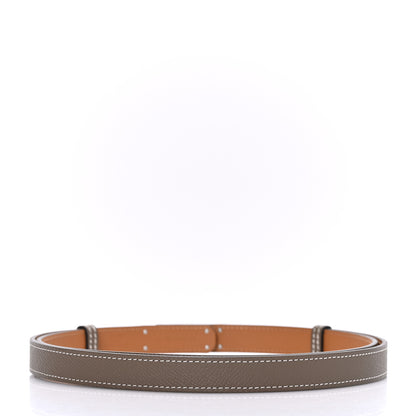 Hermes Epsom Kelly Belt Etoupe 2 of 5