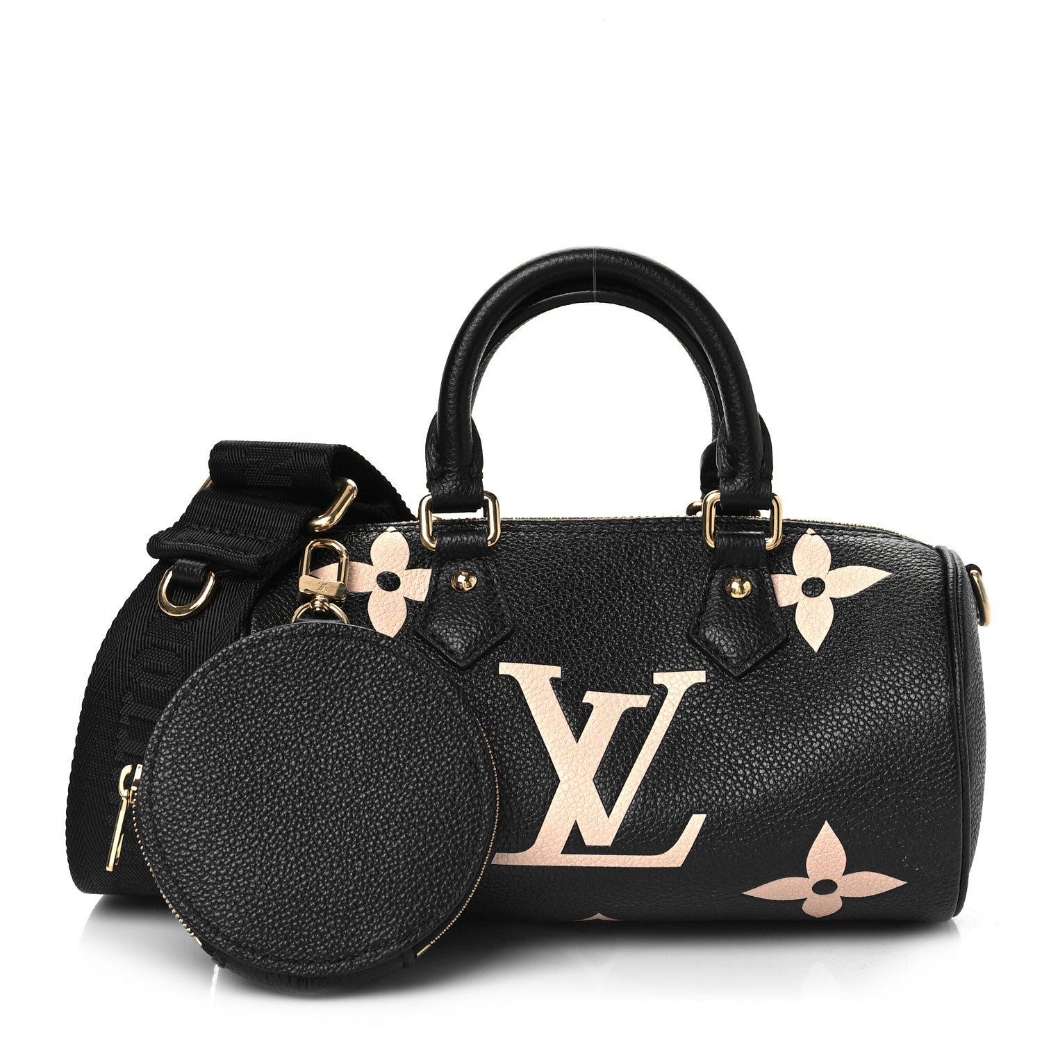 Louis Vuitton Empreinte Monogram Giant Papillon BB Black Beige 1 of 9
