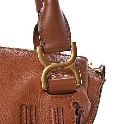 Chloe Calfskin Medium Marcie Satchel Tan 10 of 12