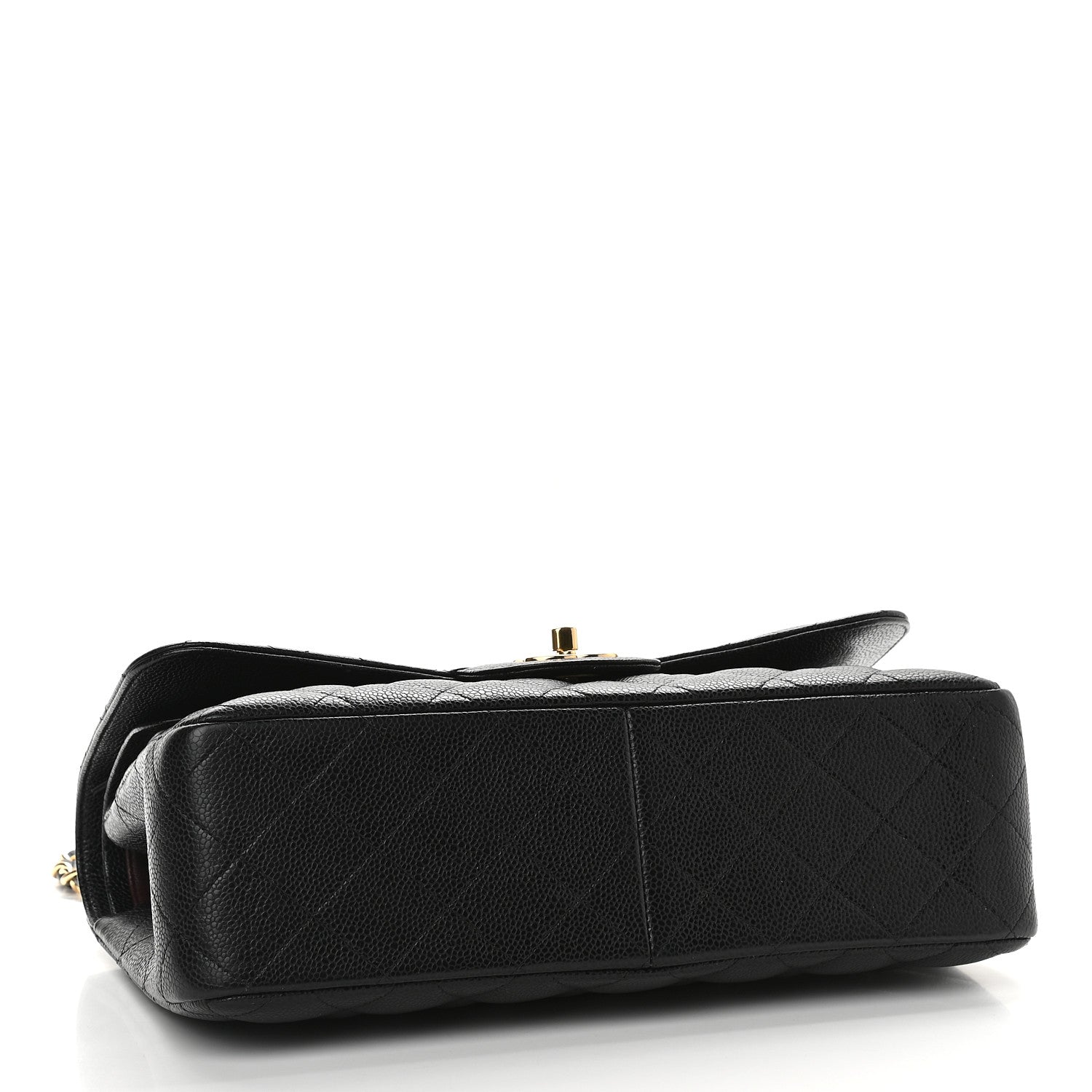 Chanel Caviar Quilted Jumbo Double Flap Black 3 of 8