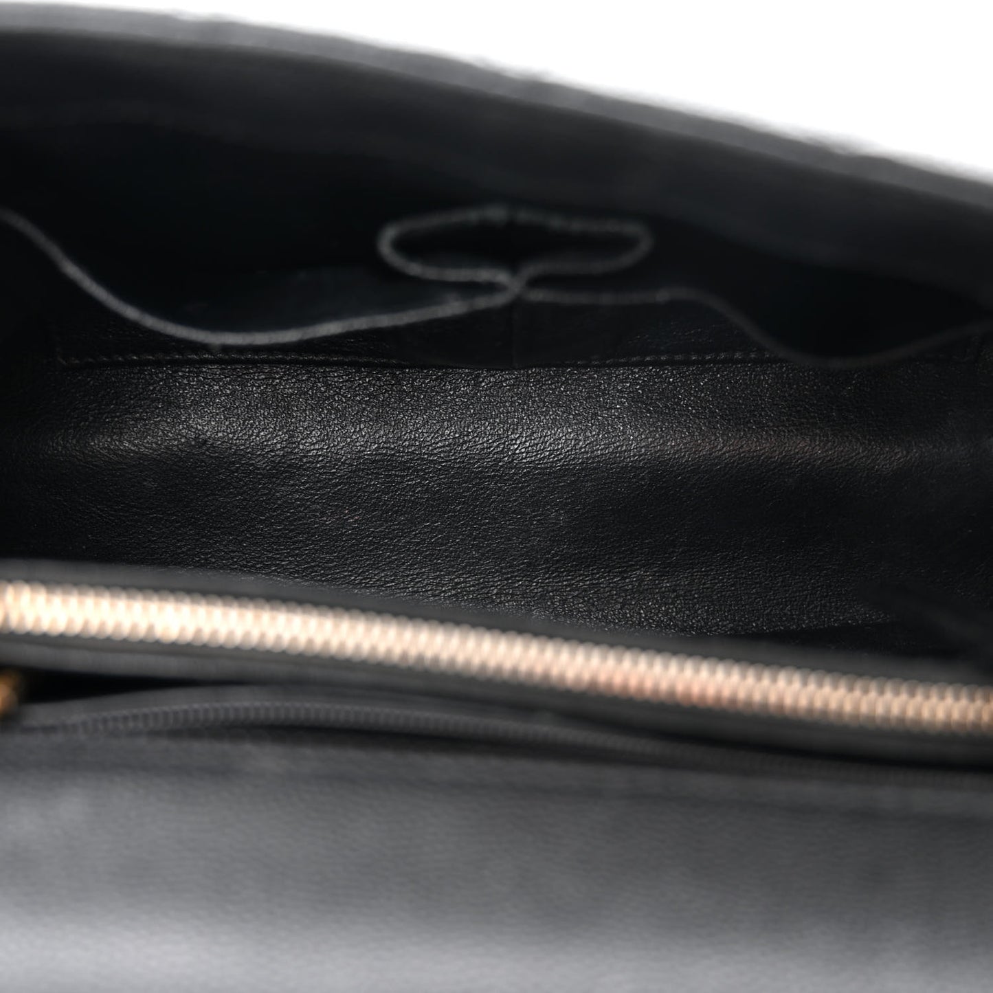 Caviar Elaphe Quilted Small Coco Handle Flap Black