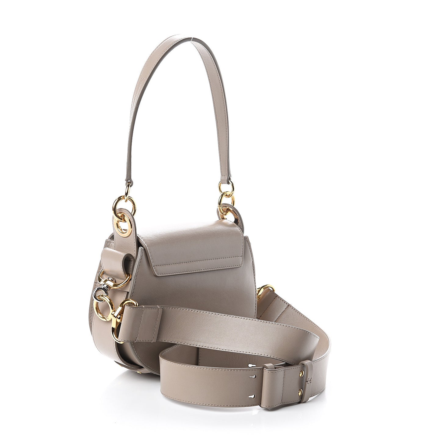 Calfskin Small Tess Bag Motty Grey
