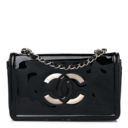 Chanel Patent Lipstick Wallet On Chain Black 1 of 17