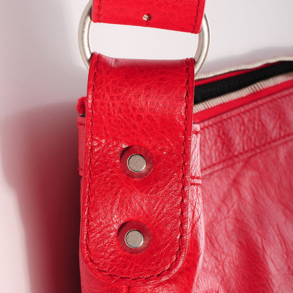 Balenciaga Agneau Mens Day Messenger Rouge Coquelicot 8 of 10