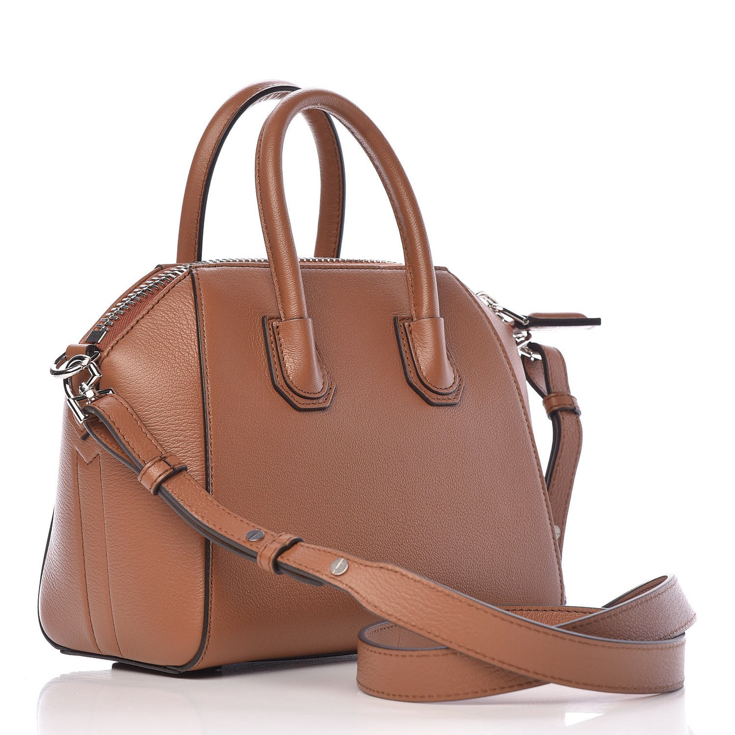 Sugar Goatskin Mini Antigona Caramel