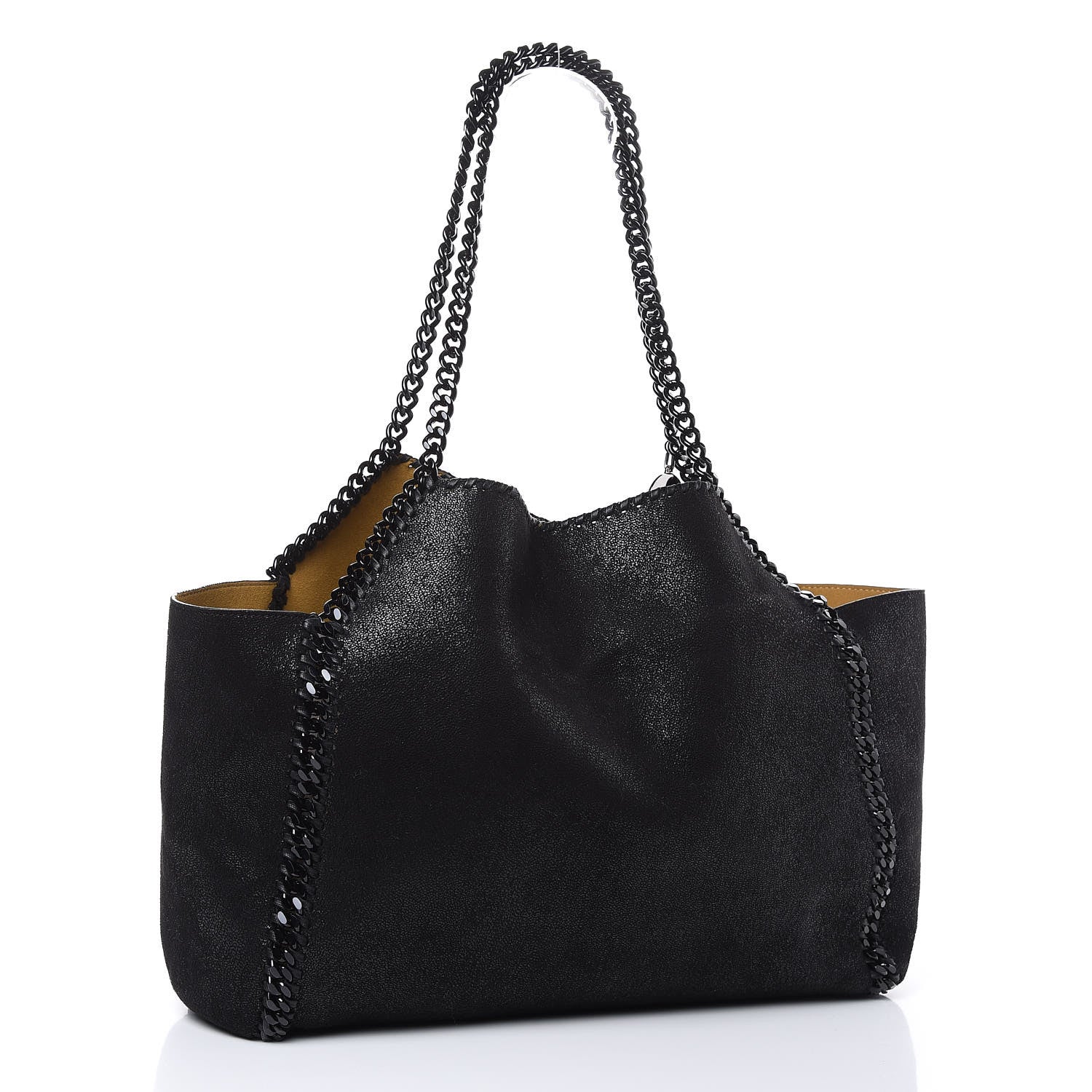 Stella McCartney Shaggy Deer Falabella Reversible Tote Black 4 of 11