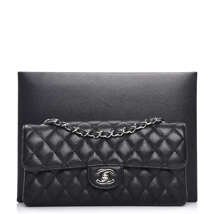 Chanel Caviar Quilted East West Flap Black 8 of 8