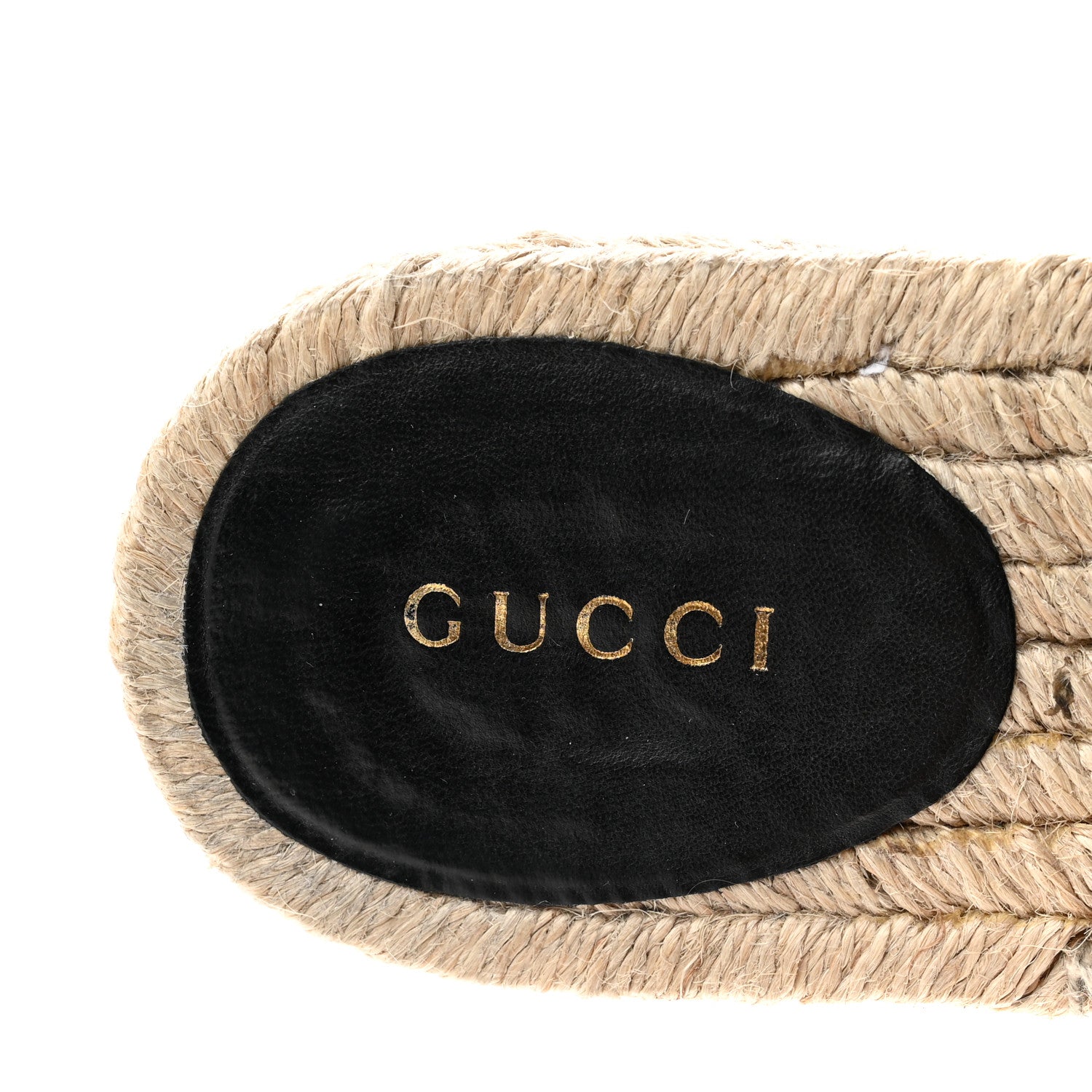 Gucci Nappa Matelasse GG Marmont Espadrille Slippers 36.5 Black 7 of 8