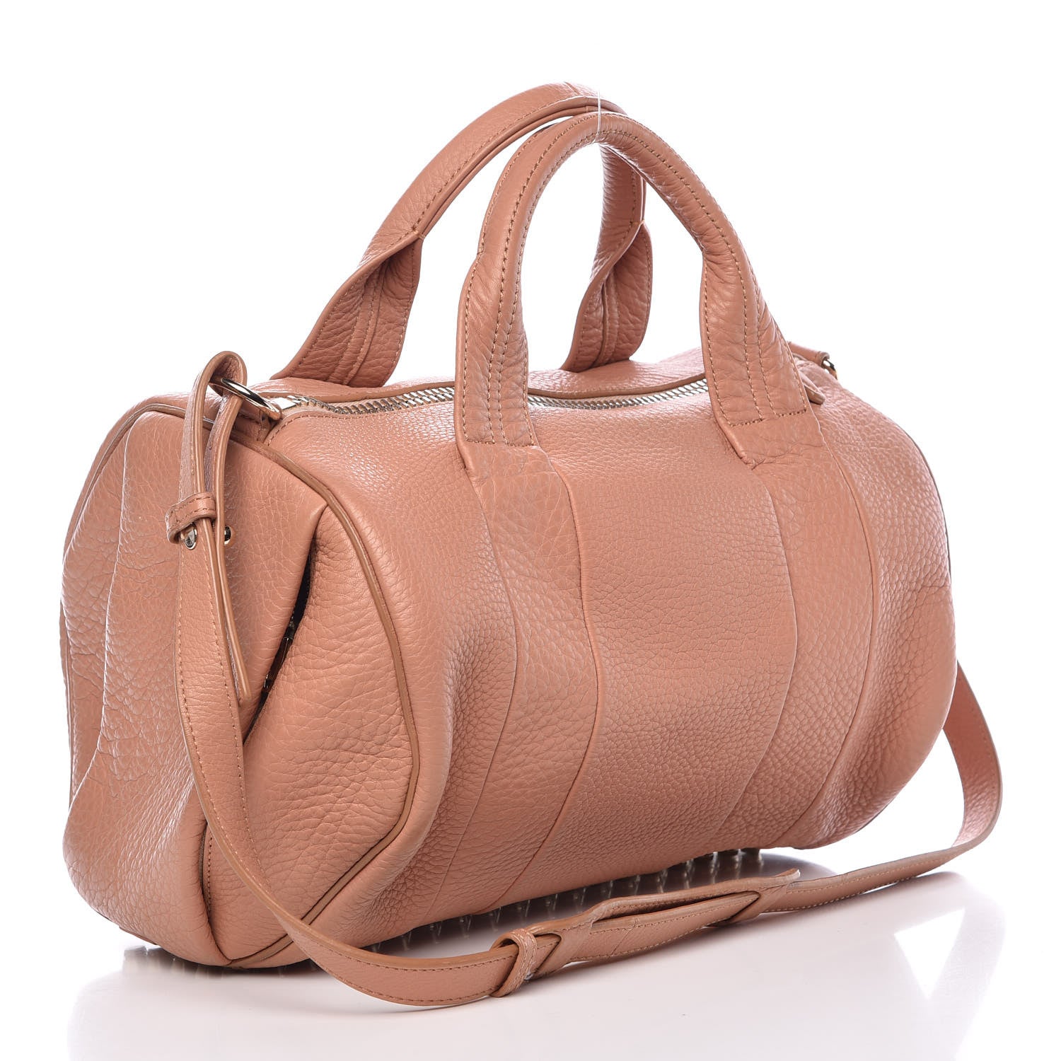 Alexander Wang Soft Pebbled Lambskin Rocco Tan Pale Gold Hardware 3 of 11