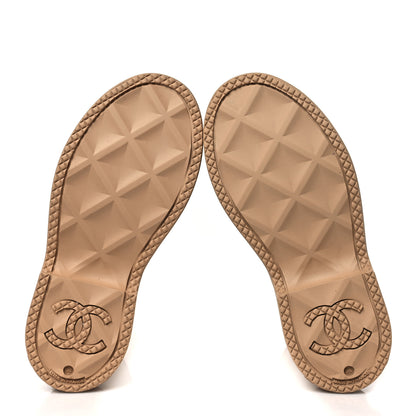 Chanel Caoutchouk CC High Boots 36 Beige 5 of 9