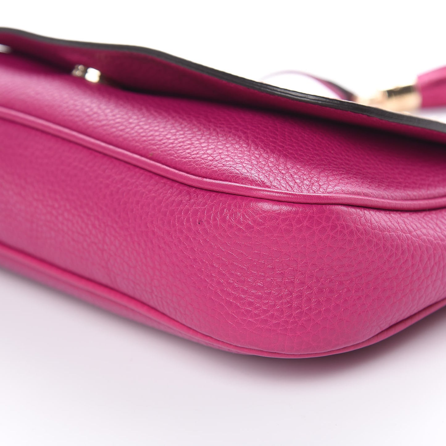 Cellarius Calfskin Medium Soho Flap Crossbody Bright Bouganville