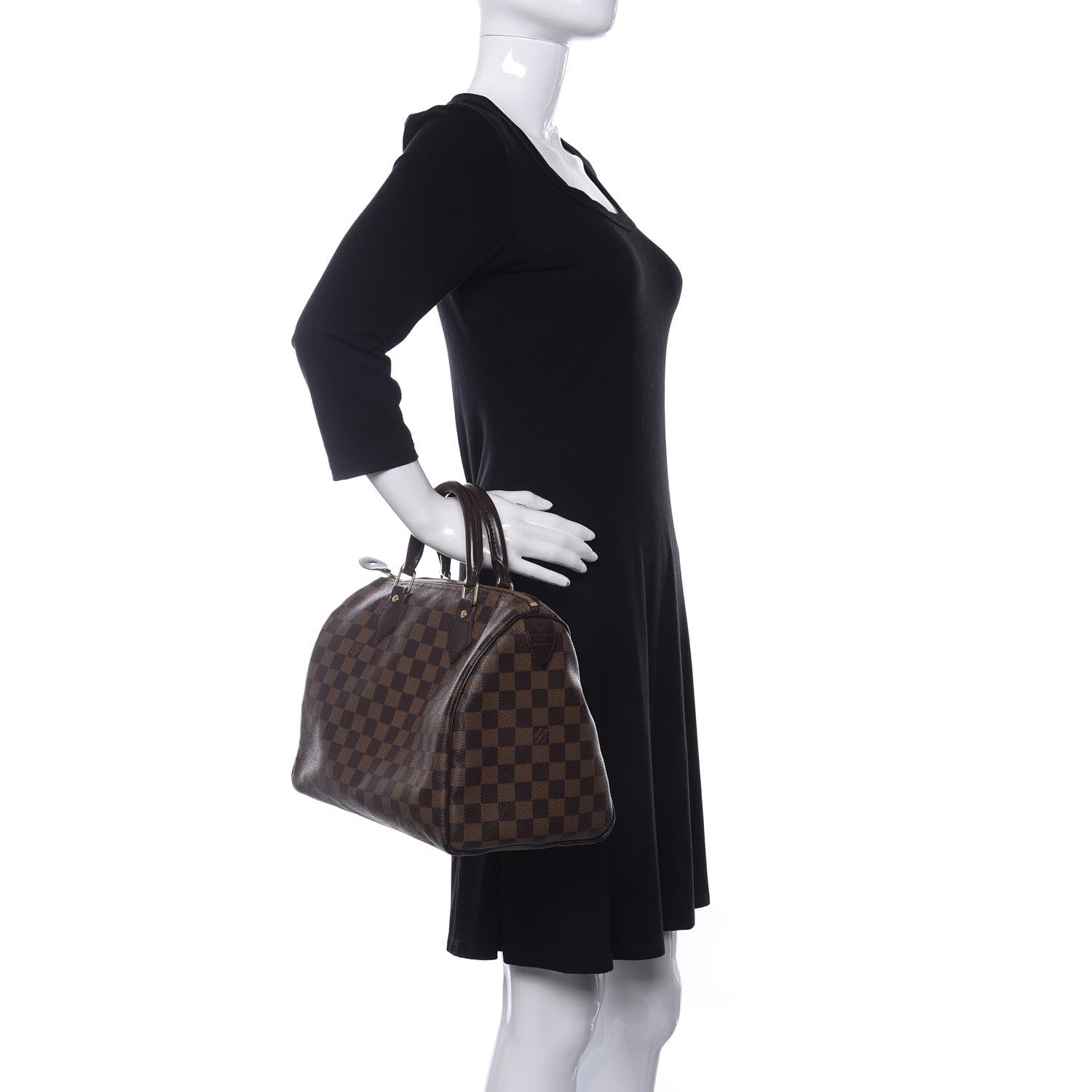 Louis Vuitton Damier Ebene Speedy 30 2 of 10