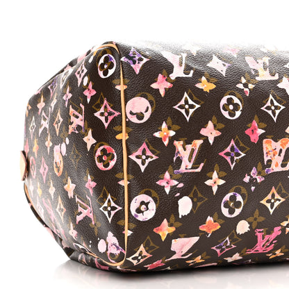 Louis Vuitton Watercolor Aquarelle Speedy 35 Brown 9 of 12