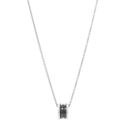 Bulgari Sterling Silver Ceramic Save The Children Pendant Necklace 1 of 6