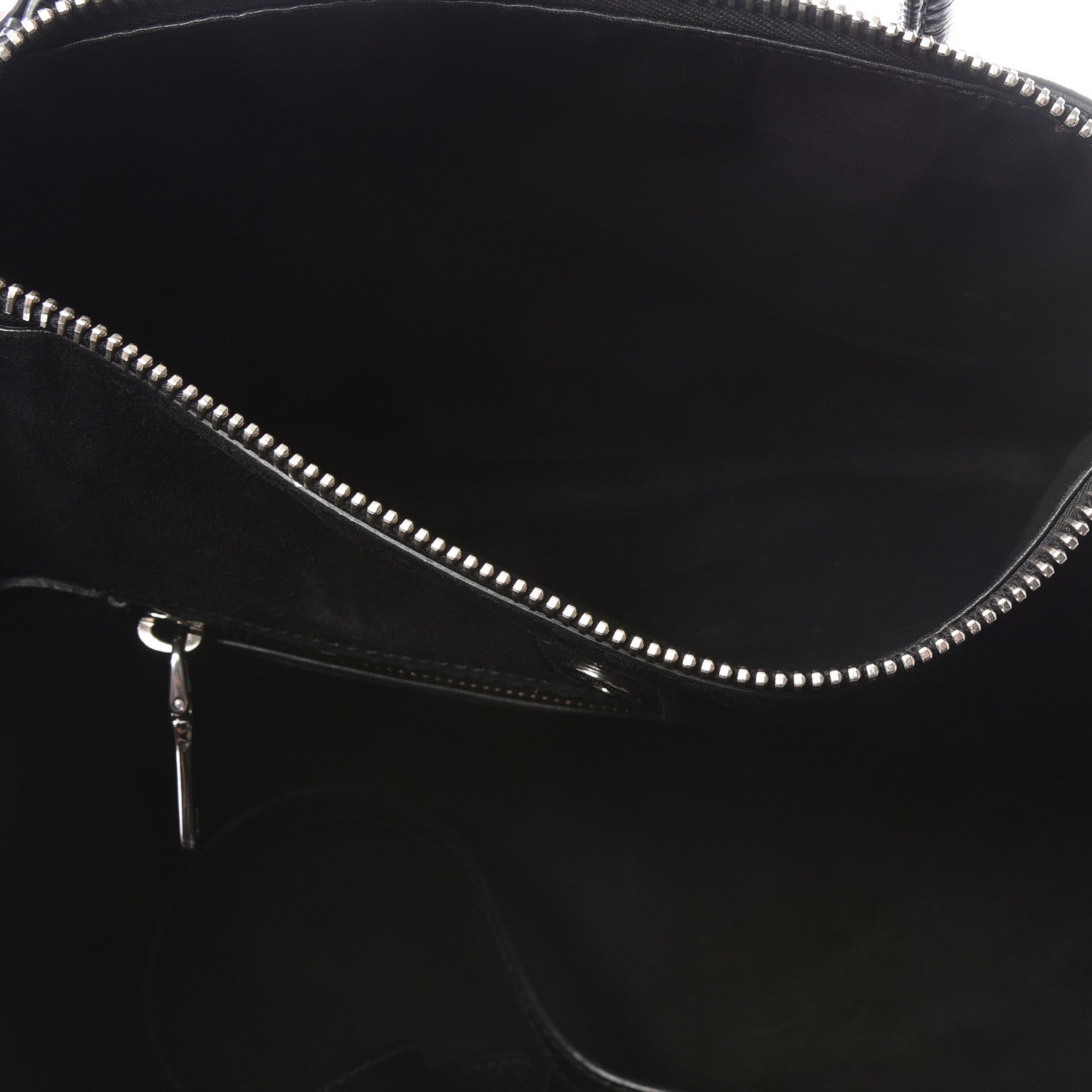 Prada Glace Calf Twin Pocket Tote Black 5 of 12