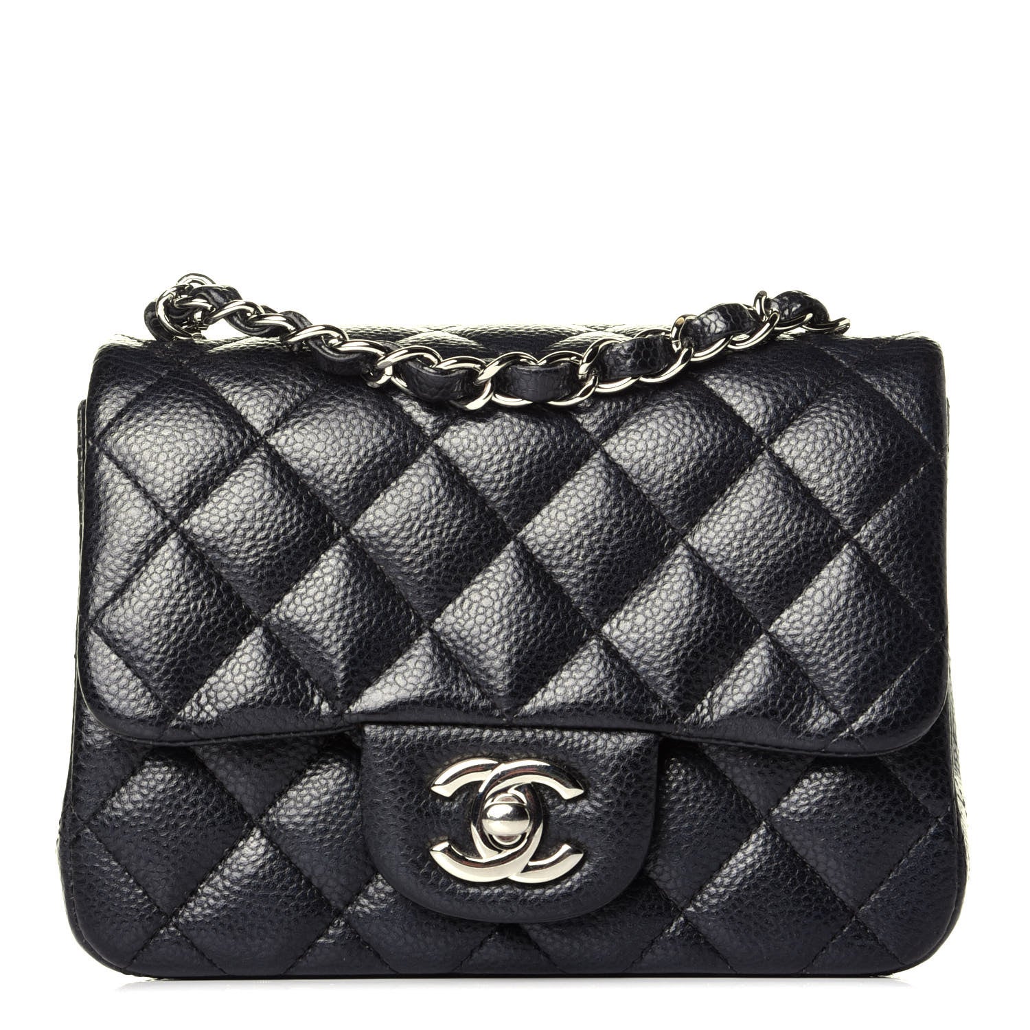 Chanel Caviar Quilted Mini Square Flap Black 1 of 9