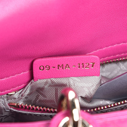 Christian Dior Lambskin Cannage Small My Lady Dior Pink 8 of 8