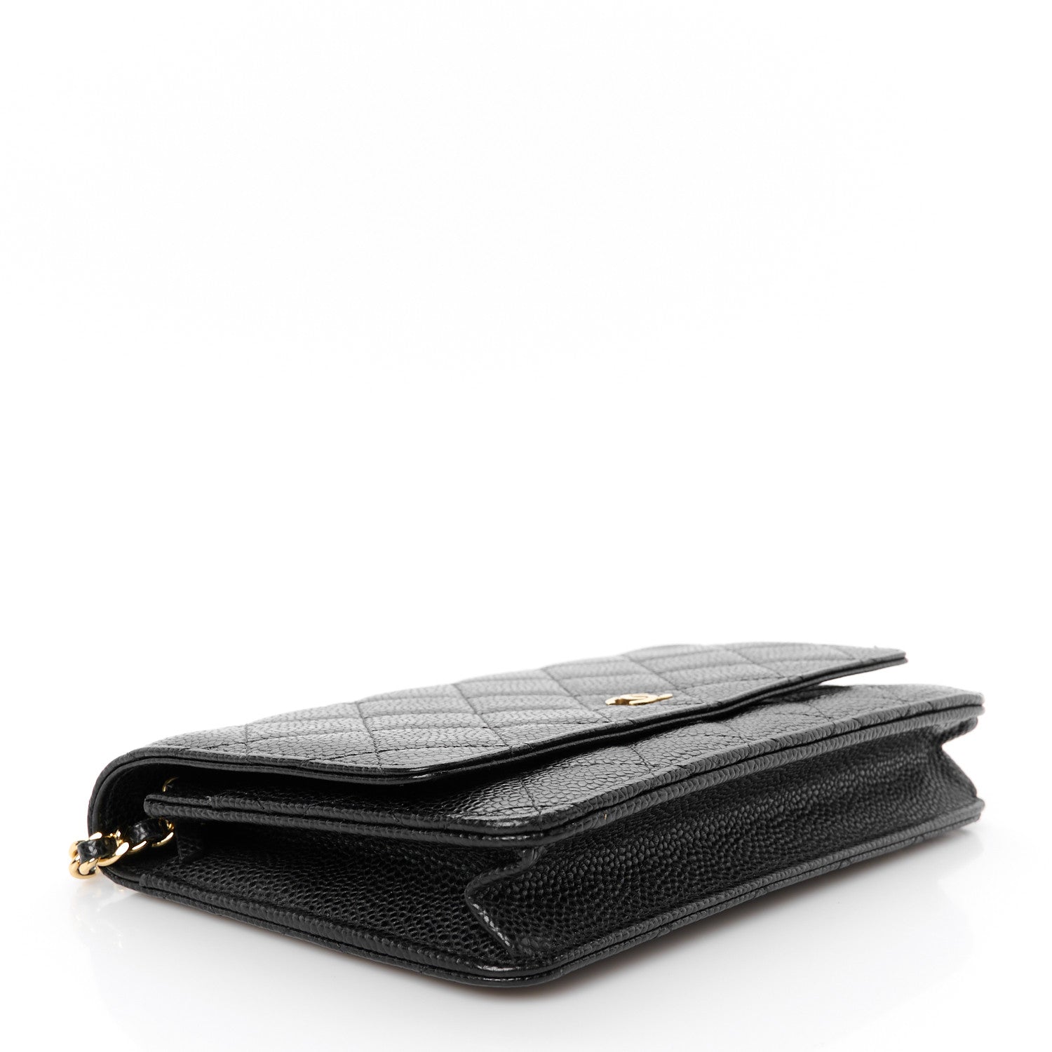 Chanel Caviar Quilted Wallet on Chain WOC Black 4 of 12