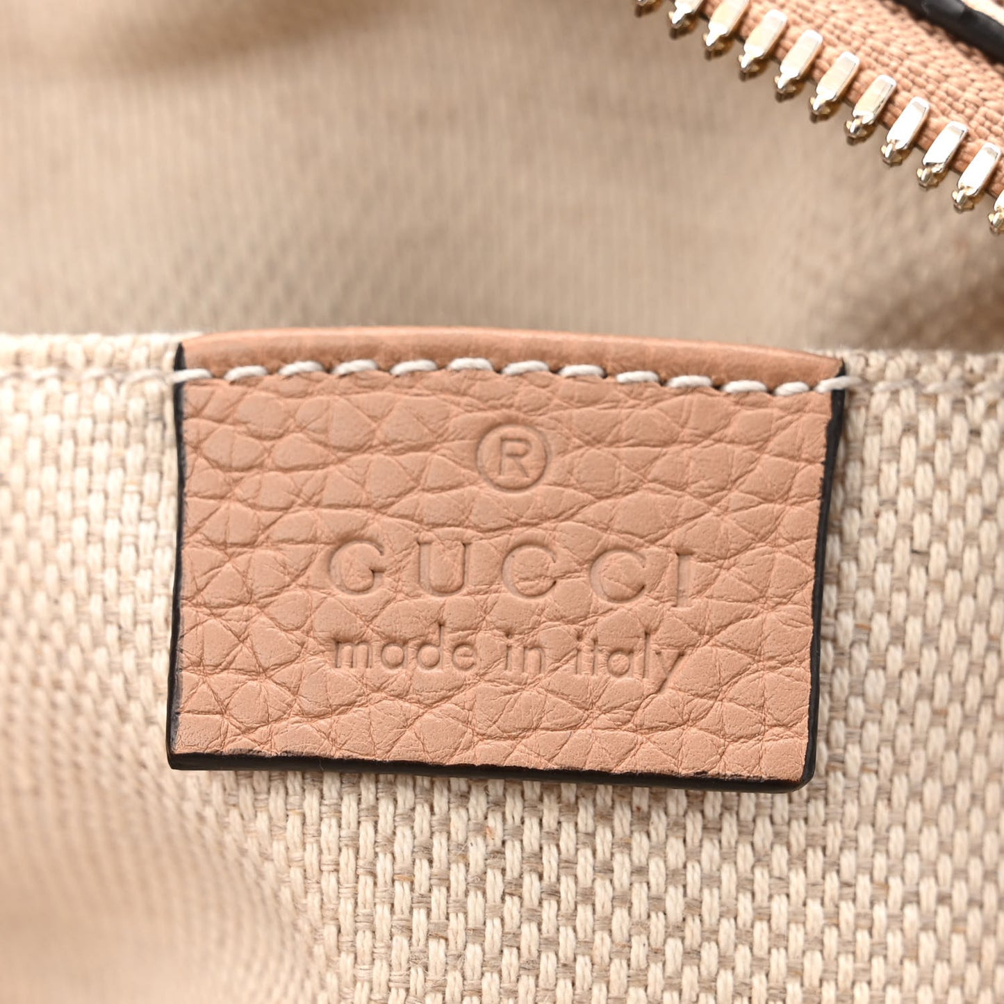 Pebbled Calfskin Small Soho Disco Bag Camelia