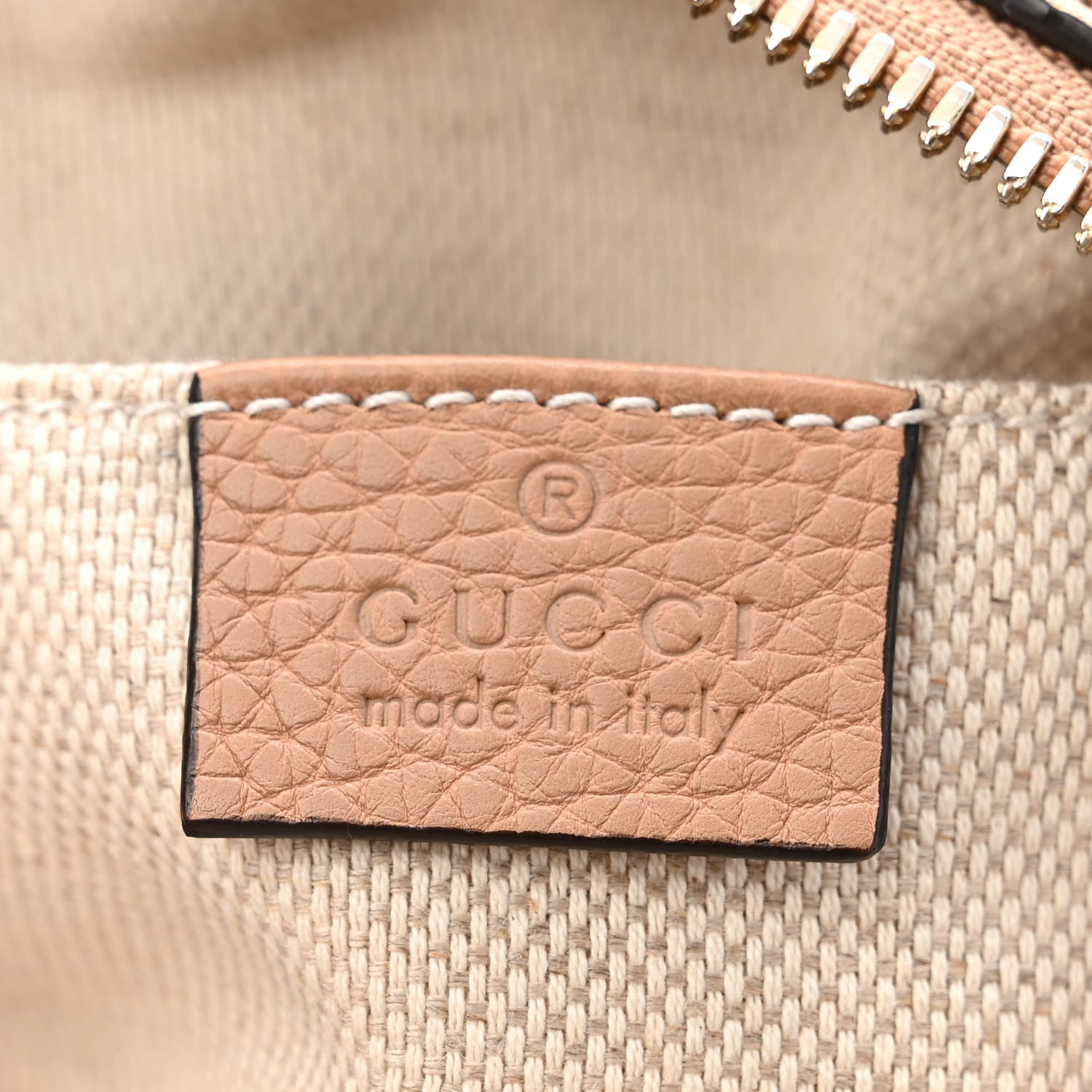 Gucci Pebbled Calfskin Small Soho Disco Bag Camelia 6 of 10