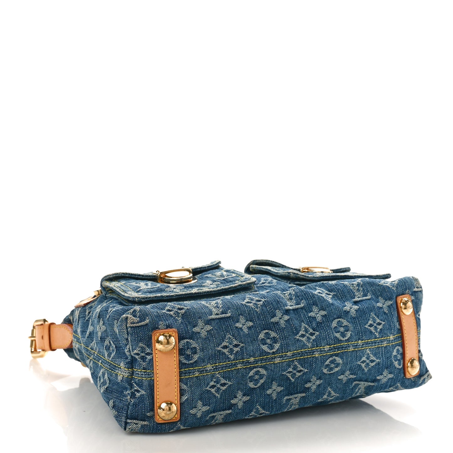 Monogram Denim Baggy PM Blue