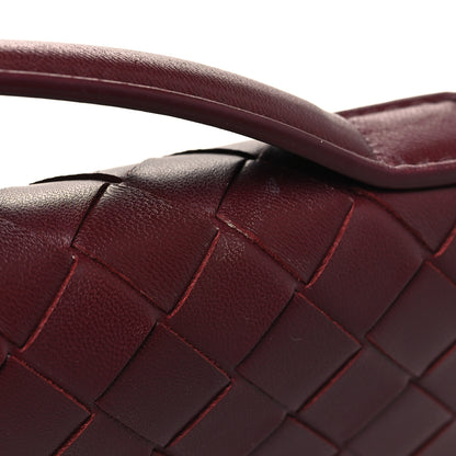 Bottega Veneta Nappa Intrecciato Long Andiamo Top Handle Clutch Barolo 12 of 12