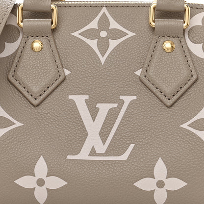 Louis Vuitton Empreinte Monogram Giant Speedy Bandouliere 20 Creme Beige 7 of 10