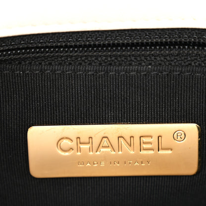Chanel Goatskin Quilted Medium Chanel 19 Flap White 6 of 10