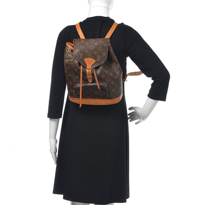 Louis Vuitton Monogram Montsouris MM Backpack 2 of 10