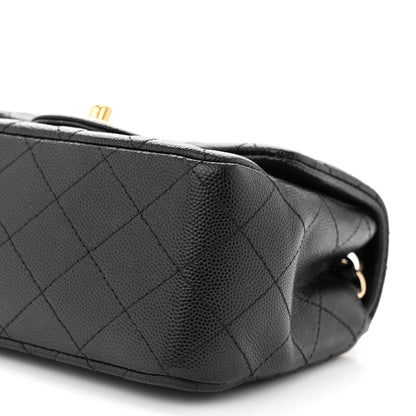 Chanel Caviar Quilted Mini Square Flap Black 10 of 11