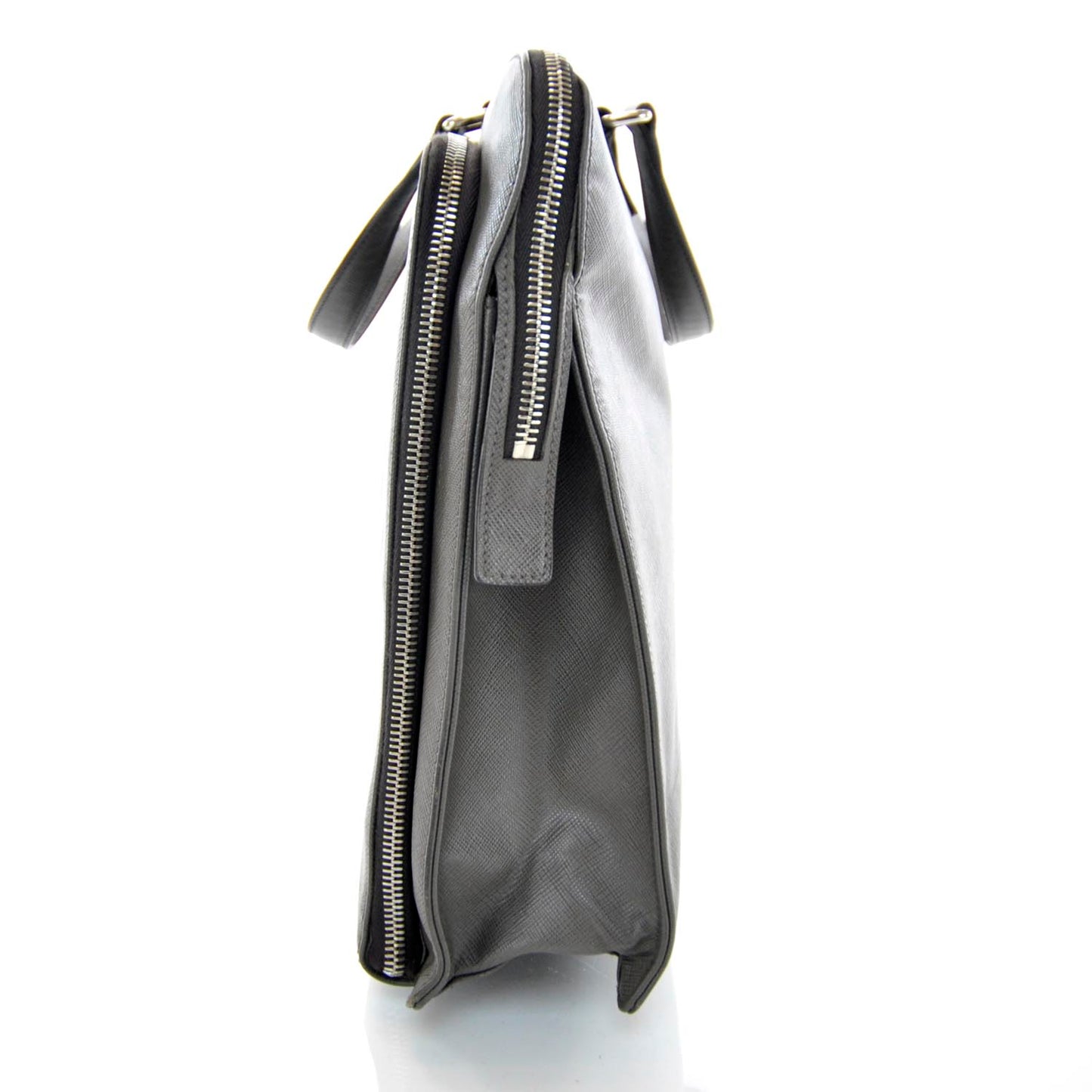Saffiano Briefcase Grey