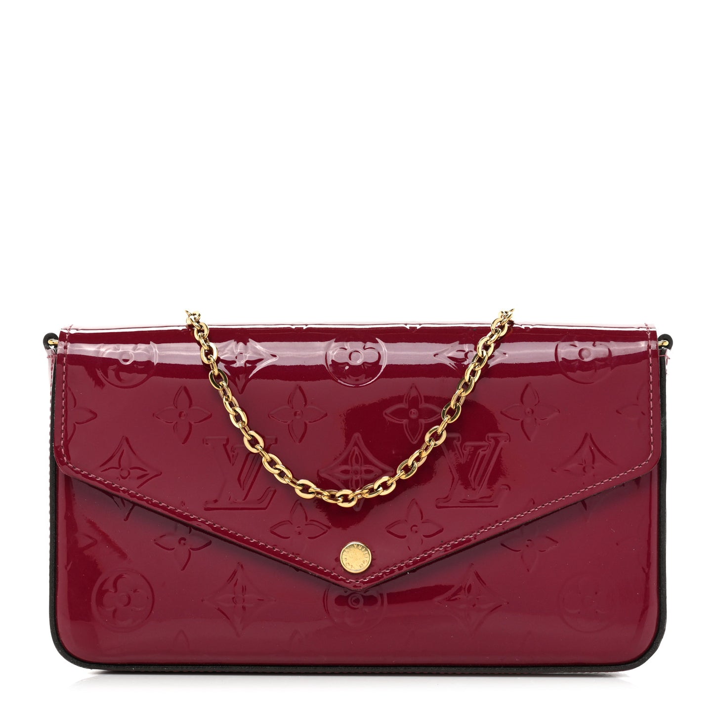 Vernis Felicie Chain Wallet Magenta