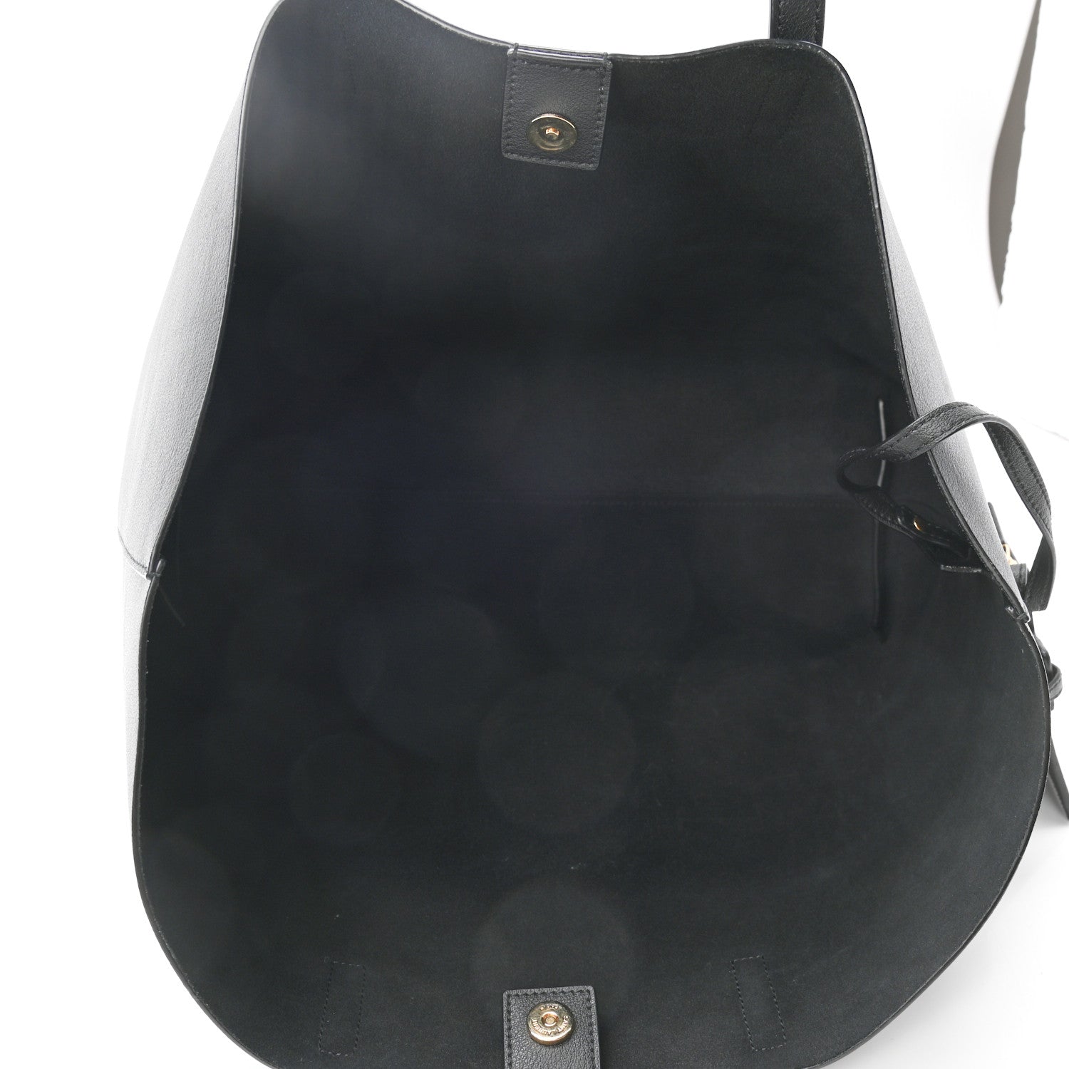 Saint Laurent Calfskin Large Shopping Tote Black 5 of 9