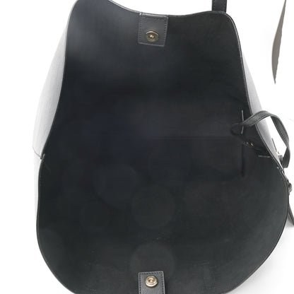 Saint Laurent Calfskin Large Shopping Tote Black 5 of 9