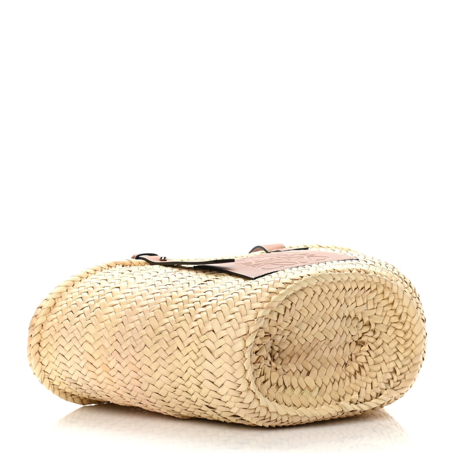 Raffia Basket Tote Bag Natural Tan