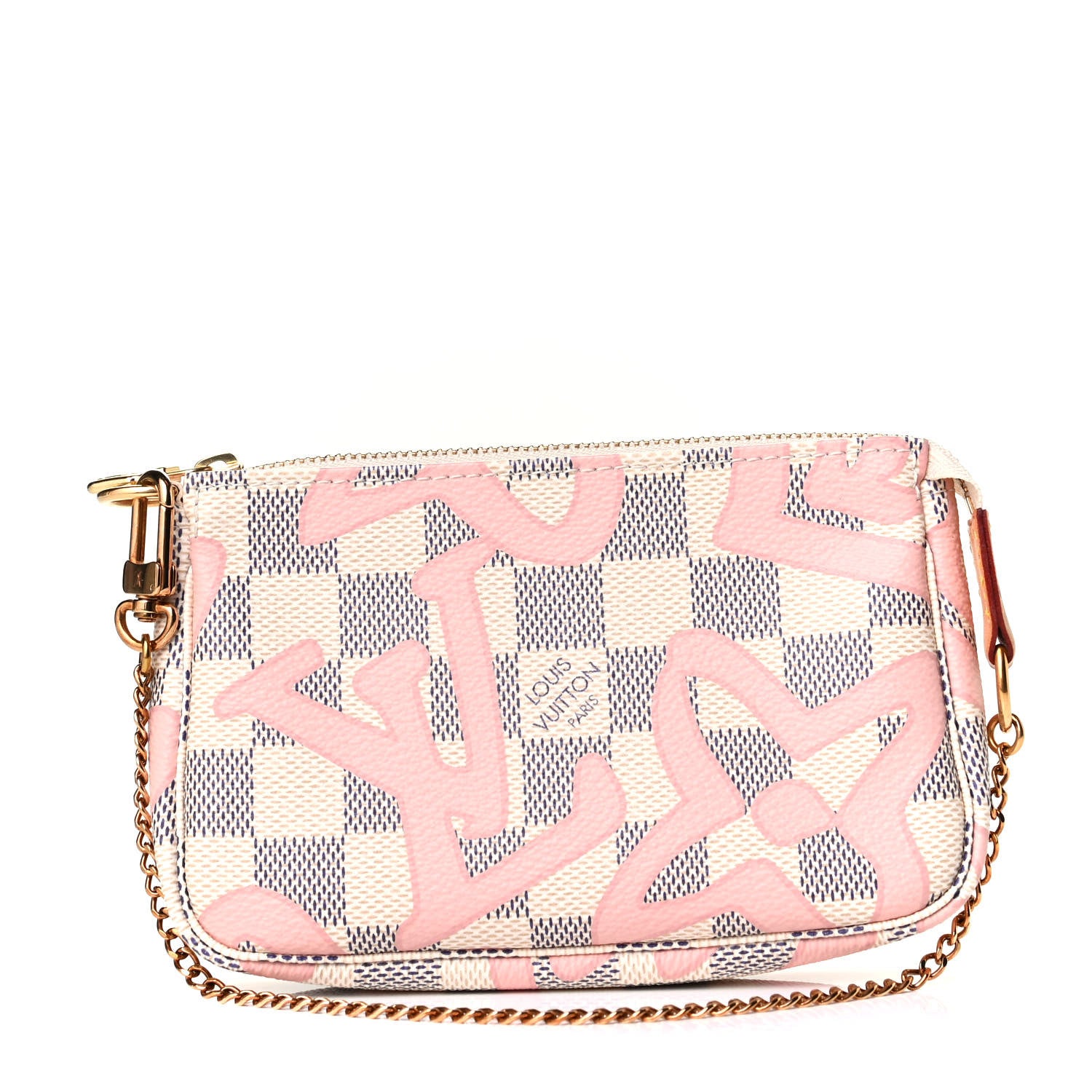 Louis Vuitton Damier Azur Tahitienne Mini Pochette Accessories 1 of 6