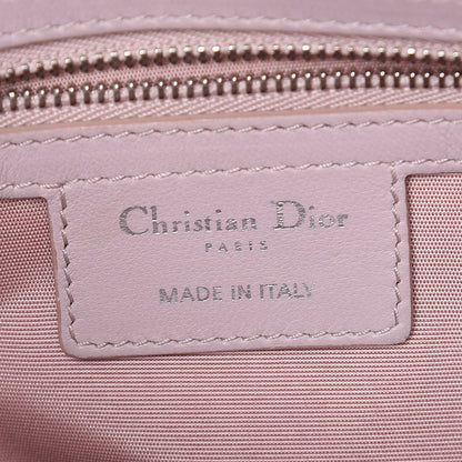 Christian Dior Lambskin Cannage Medium Granville Tote Pink 12 of 28