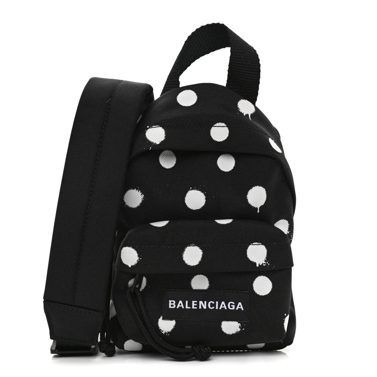 balenciaga oversized mini backpack Recycled Casual Nylon Spray Polka Dots Explorer Crossbody Black White 1093480 – FASHIONPHILE Baby Elegance Changing Backpack 100% polyamide. Specialty:Bail-Less Flats Boat