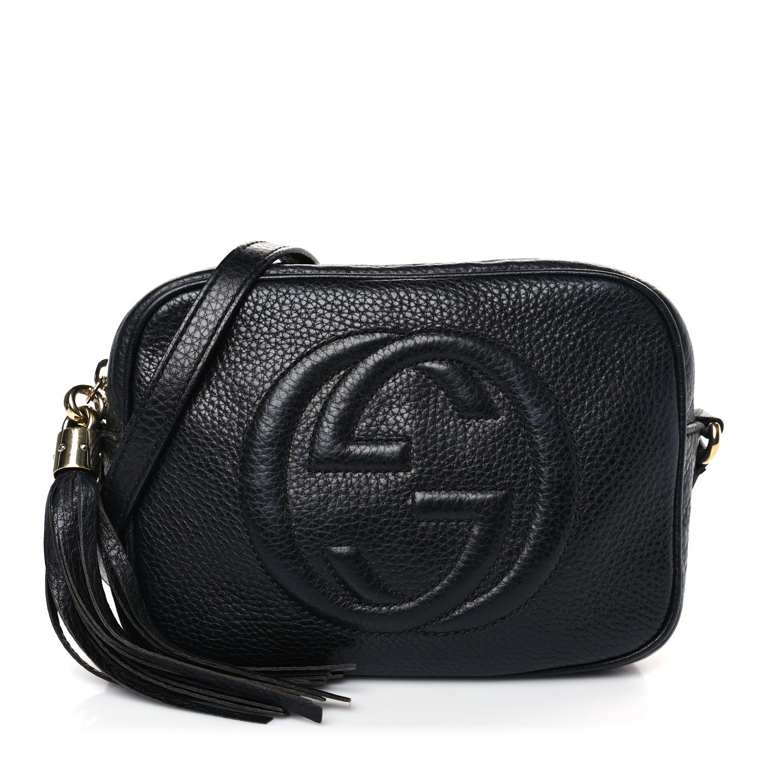 Gucci Pebbled Calfskin Small Soho Disco Bag Black 1 of 13