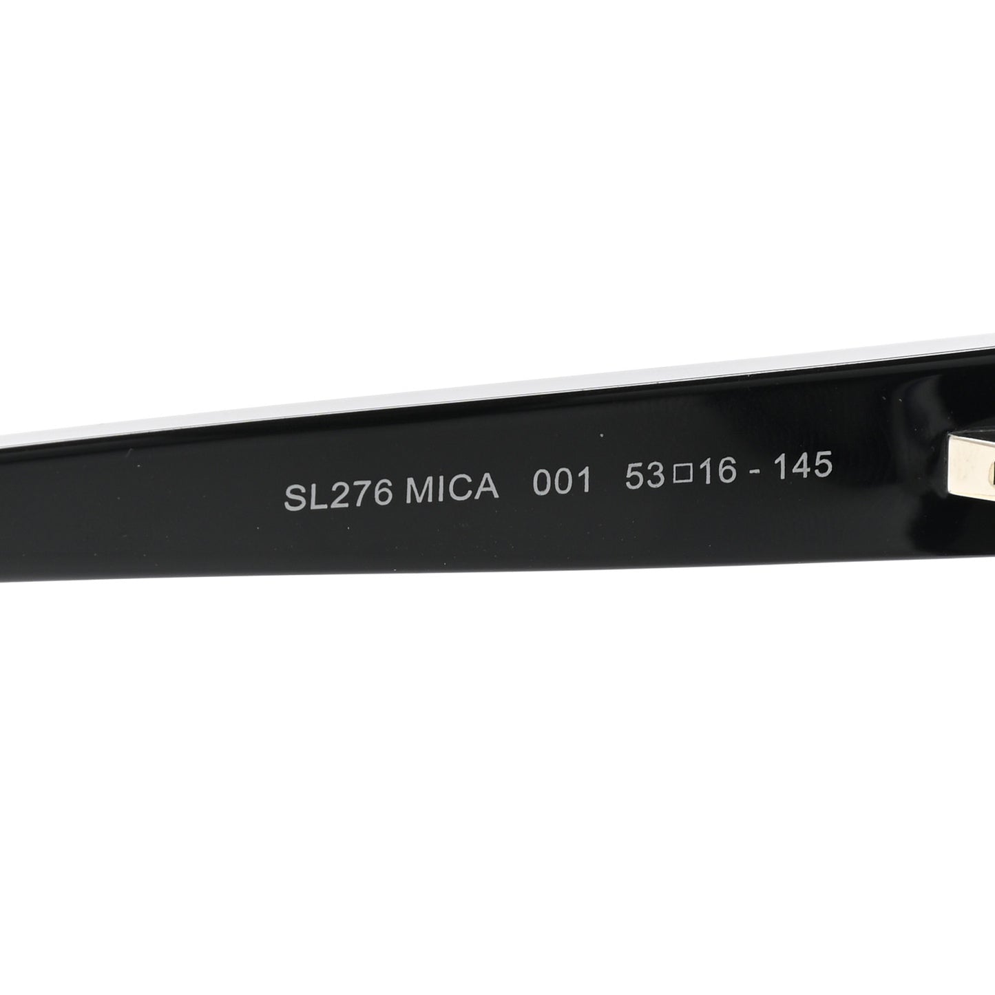 Acetate Mica Cat Eye Sunglasses SL 276 Black