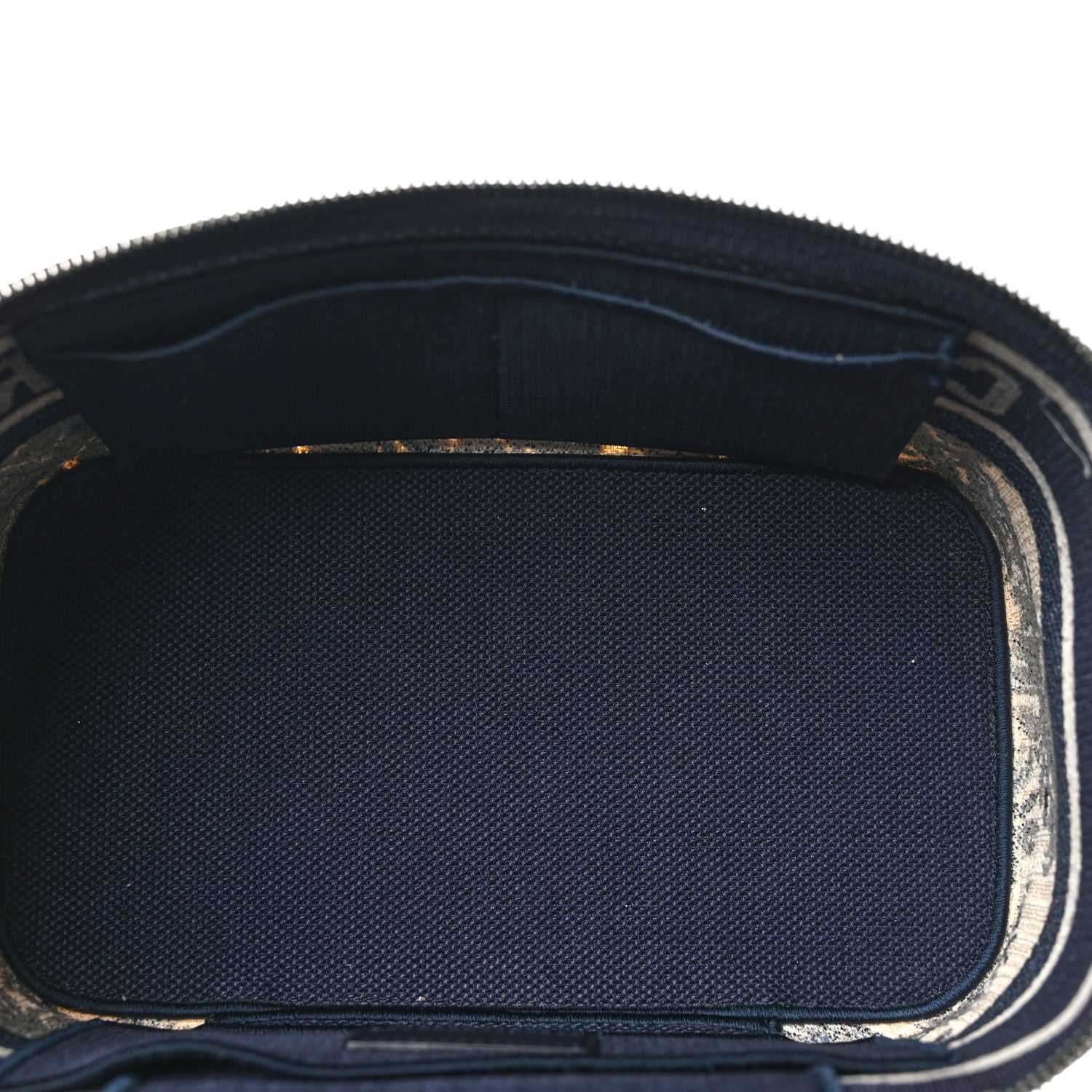 Christian Dior Canvas Embroidered Palm Tree Diortravel Vanity Case Blue Multicolor 5 of 9