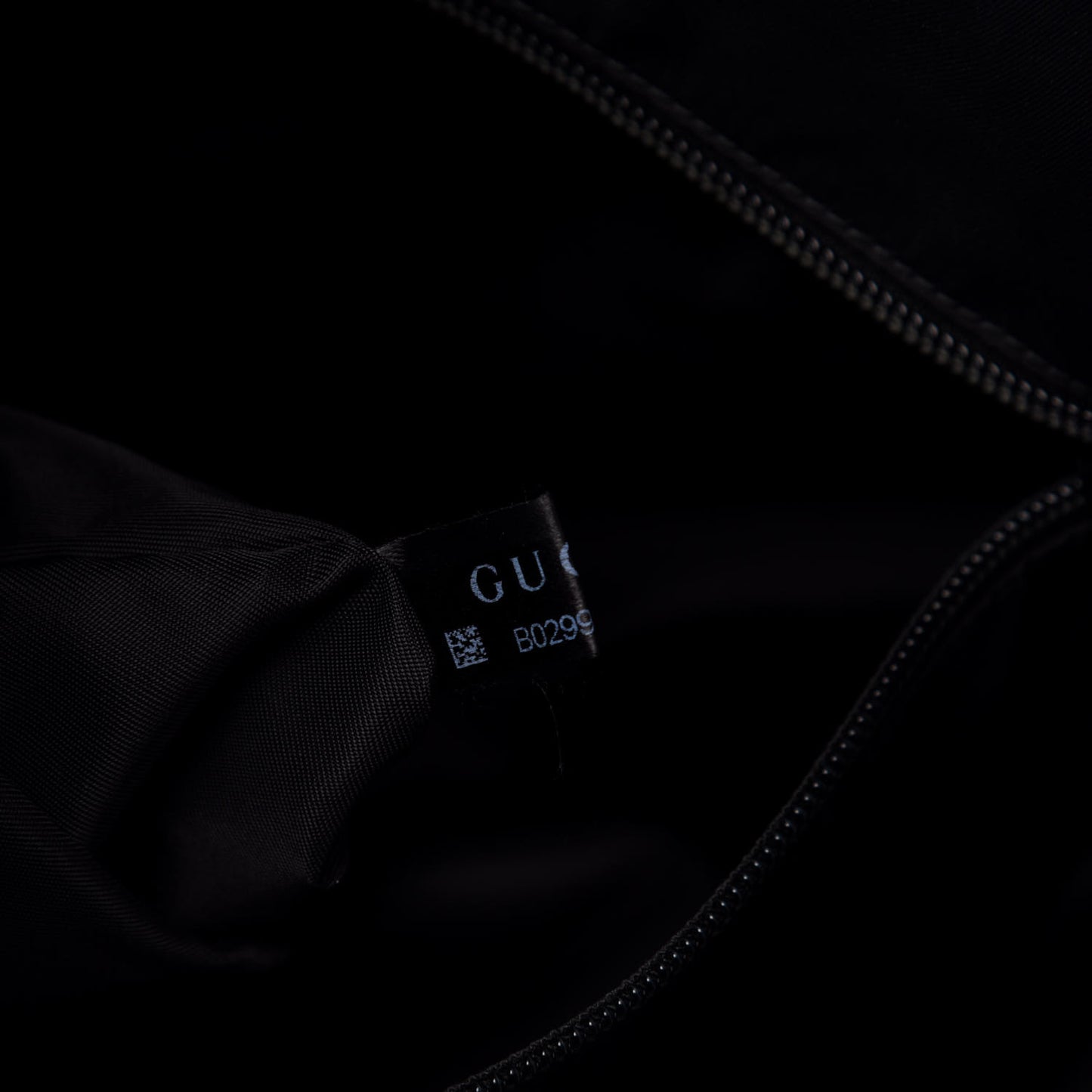 GG Supreme Monogram Web Messenger Bag Black