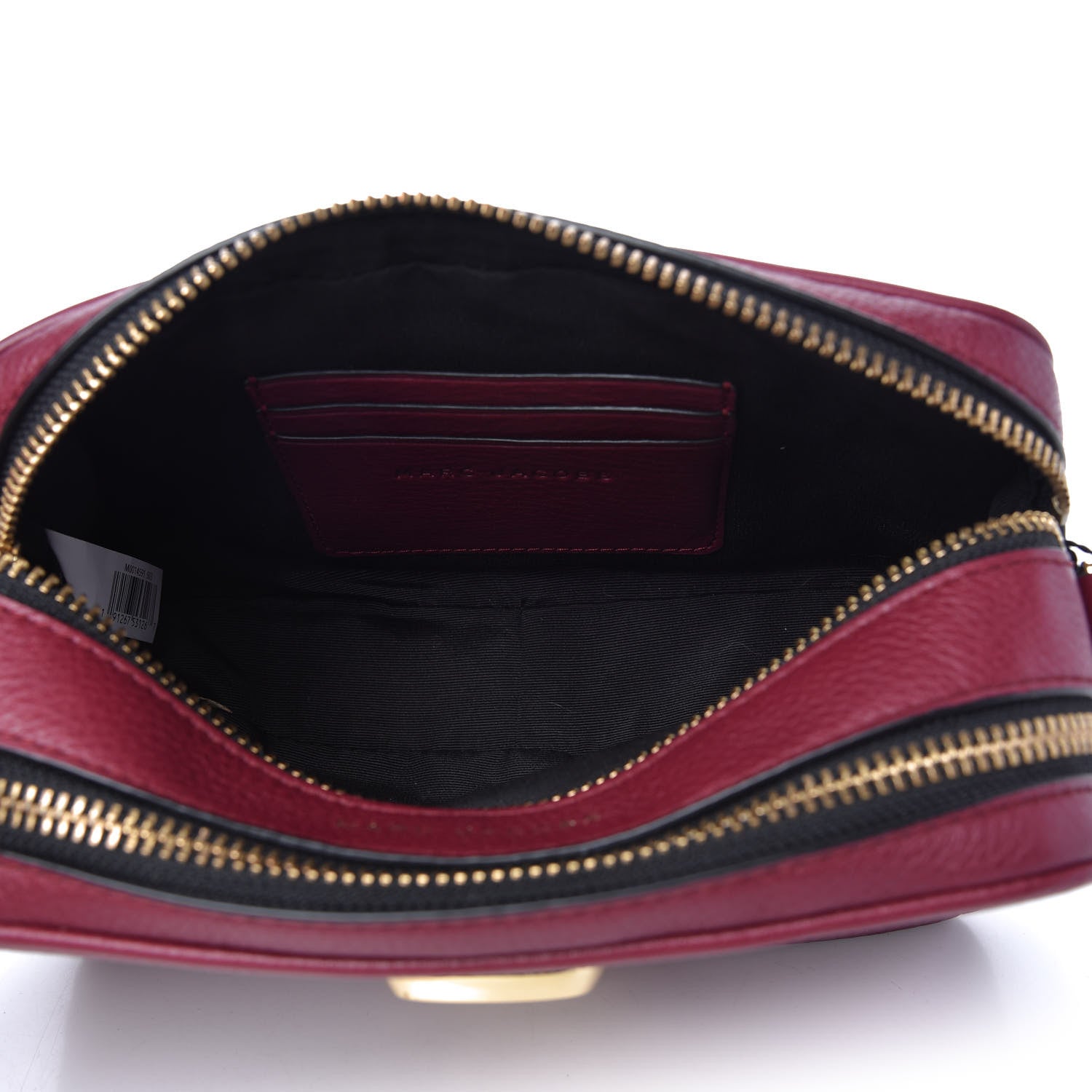 Marc Jacobs Supple Natural Grain Calfskin Softshot 21 Crossbody Bag Burgundy 5 of 11