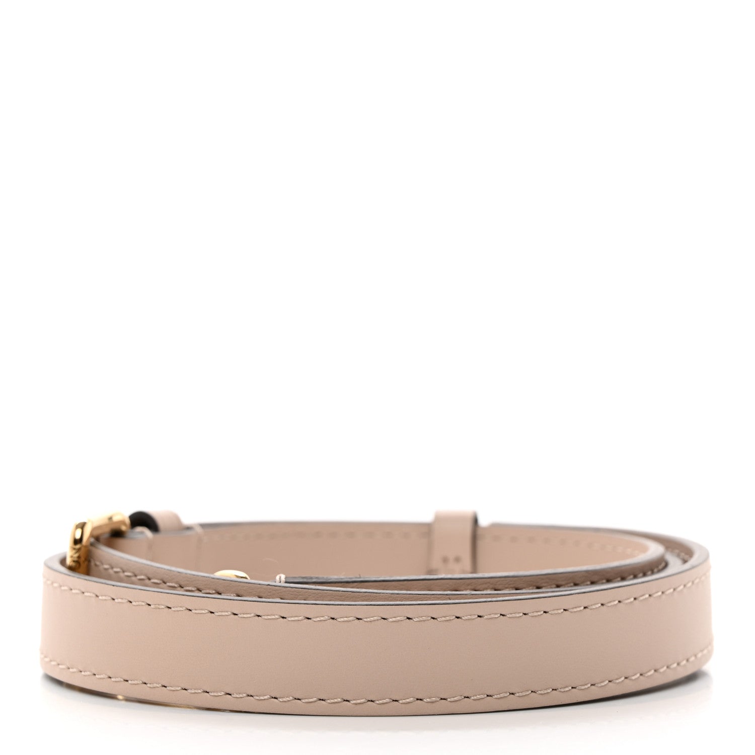 Louis Vuitton Calfskin On My Side Adjustable Shoulder Strap Greige 2 of 4