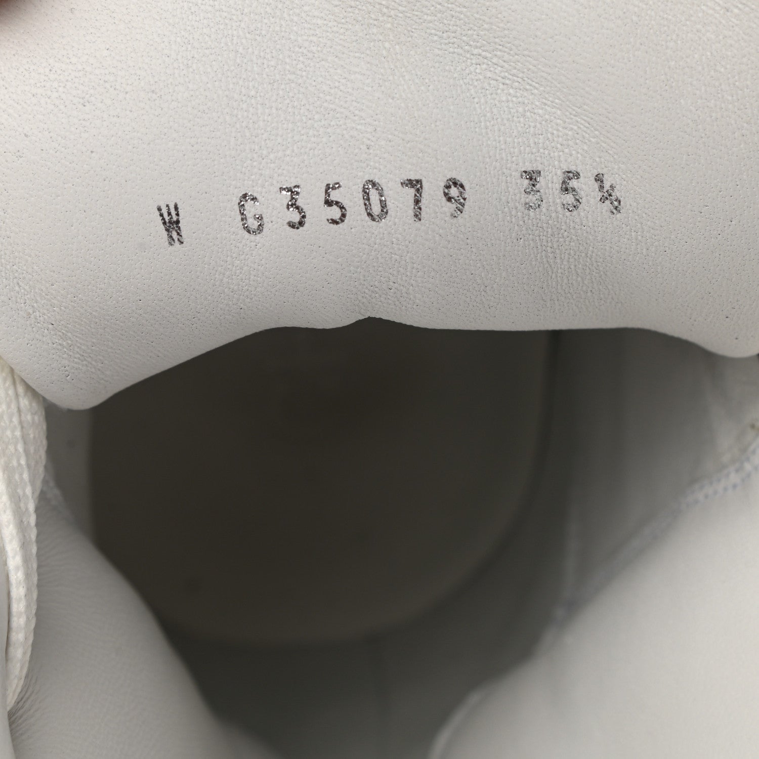Chanel Calfskin Crocodile Embossed Cocodile High Top Sneakers 35.5 White 7 of 9