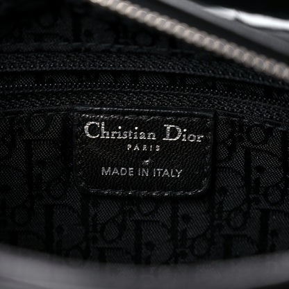 Christian Dior Patent Cannage Stitched Medium Lady Dior Black 6 of 11