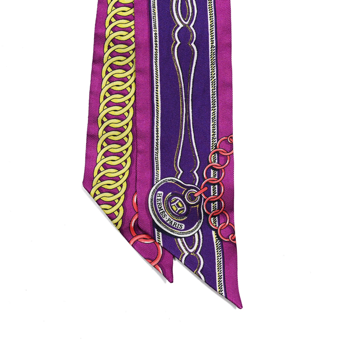 Silk Maillons Twilly Fuchsia Violet Jaune