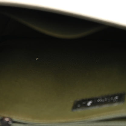Chanel Calfskin Quilted Large Boy Flap Green 13 of 14