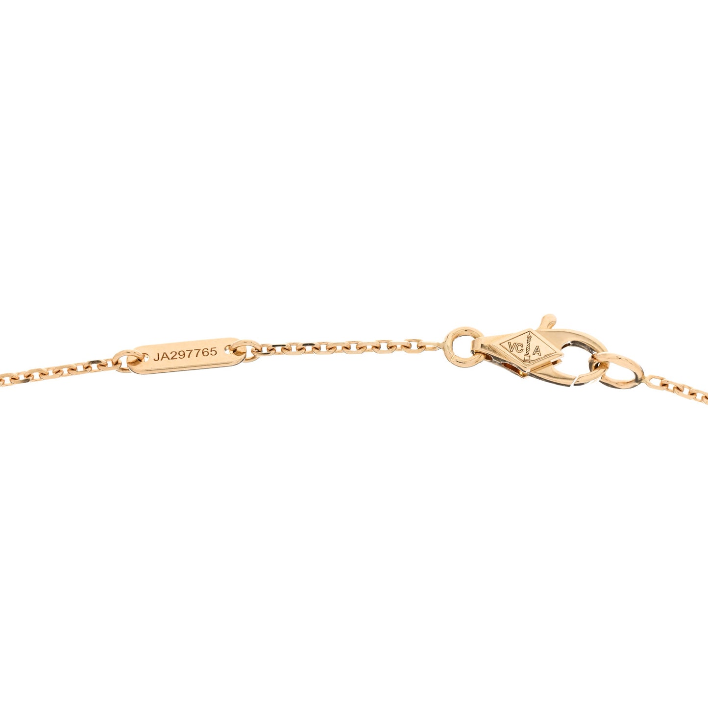 18K Yellow Gold Diamond Mini Frivole Pendant Necklace