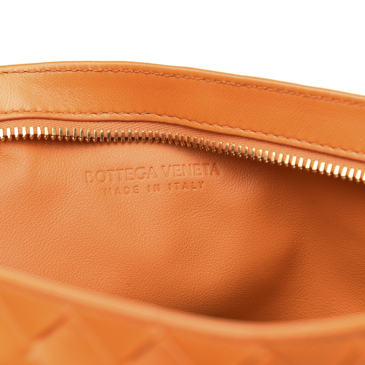 Bottega Veneta Nappa Intrecciato BV Twist Orange 6 of 9